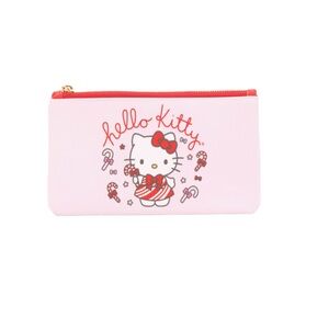 New Brand Hello Kitty Candy Cane Pencil Pouch.